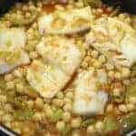 Bacallau con garavanzos