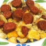 Chestnuts with chorizo