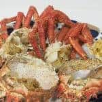 Boiled spider crab