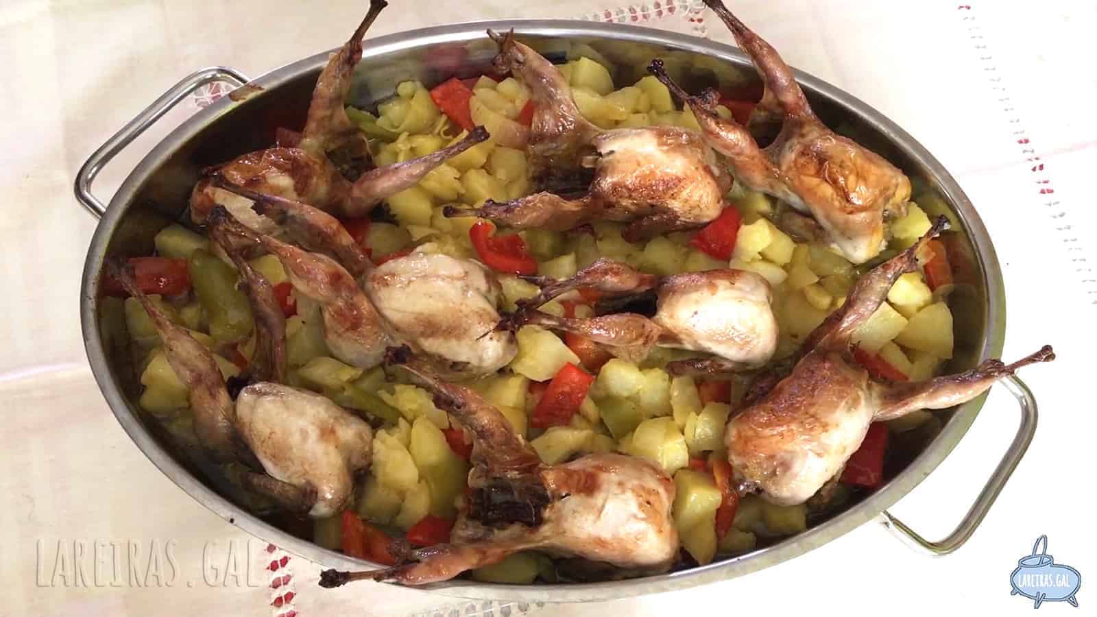 Baked marinated quails | Recipe | Lareiras