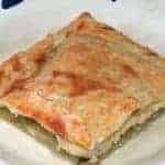 Quick empanada of chicken and leeks
