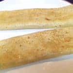 Galician crepes with sugar