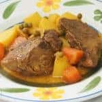 Stewed veal shank