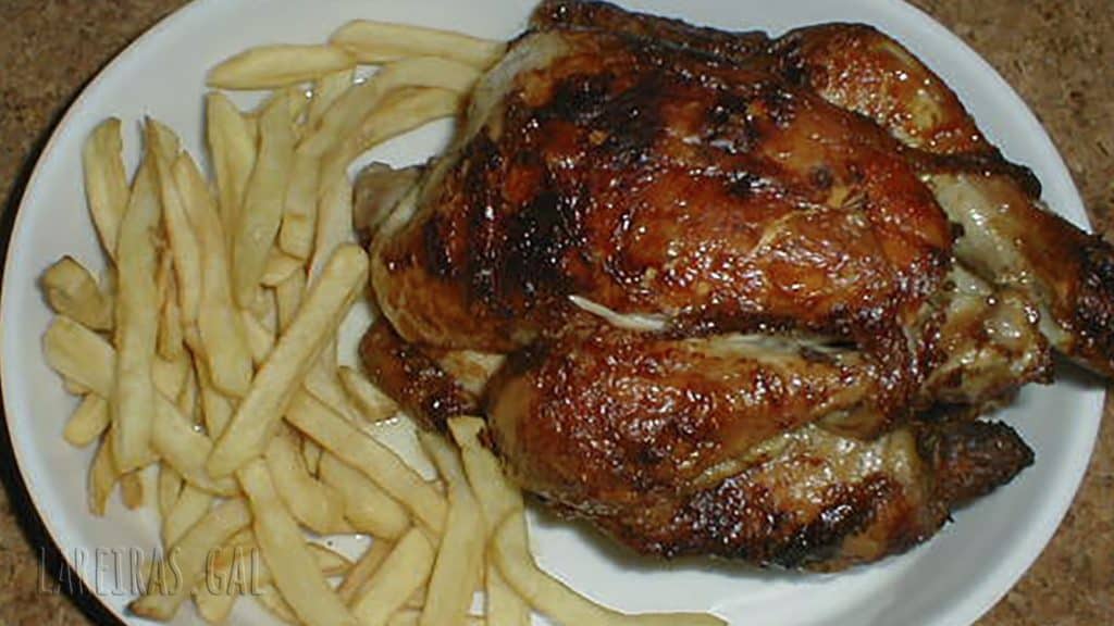 Pollo asado al Ribeiro