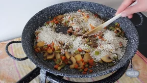Arroz con verduras al curry