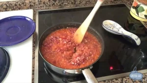 Merluza al horno con jamón