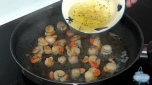 Volandeiras a la plancha